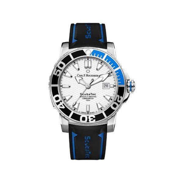 Carl F. Bucherer Patravi Scubatec Chronograph 44.6Mm Stainless Steel Men'S Watch