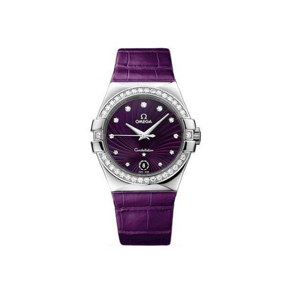 Omega Constellation 35Mm Stainless Steel Ladies Watch