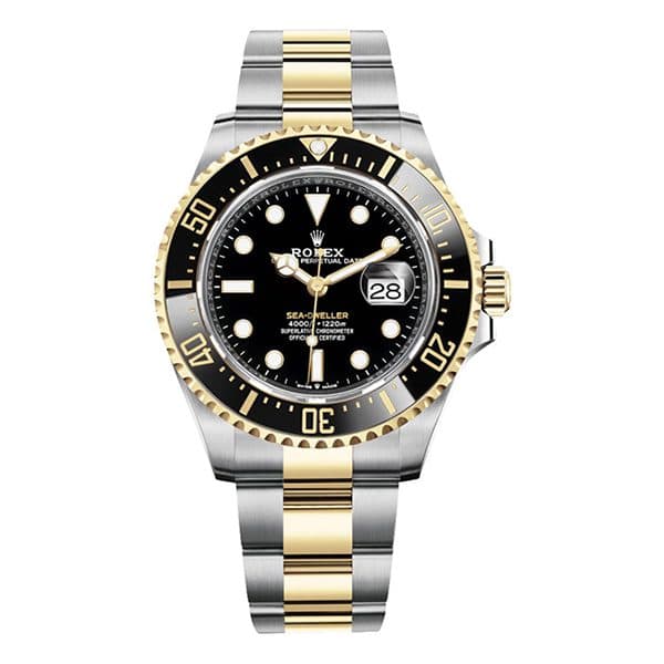 Rolex Sea Dweller 126603 Black Dial 43Mm 18Kt Yellow Gold And Stainless Steel Men'S Watch