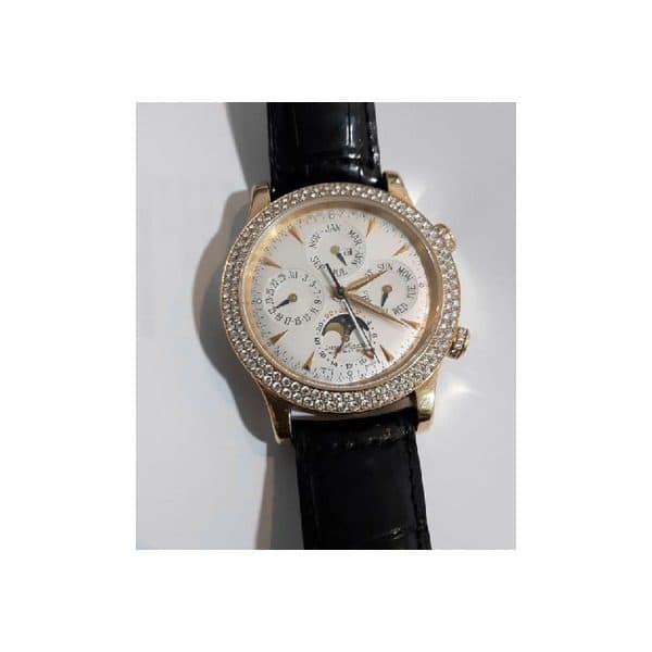 Jaeger Lecoultre Master Grande Memovox Perpetual Calendar Alarm 41.5Mm 18Kt Rose Gold Men'S Watch
