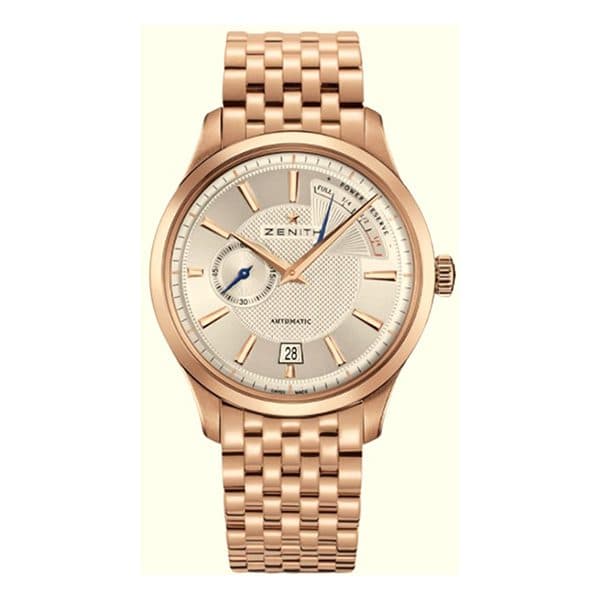 Zenith Captain 18Kt Rose Gold 40Mm Men'S Watch