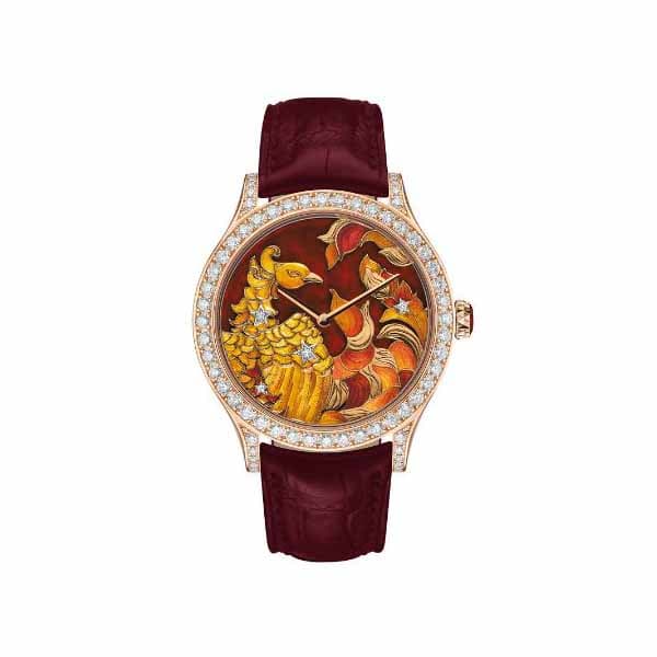 Van Cleef & Arpels Cadran Extraordinaire Midnight Constellation Phoenix 42Mm 18Kt Rose Gold Unisex Watch