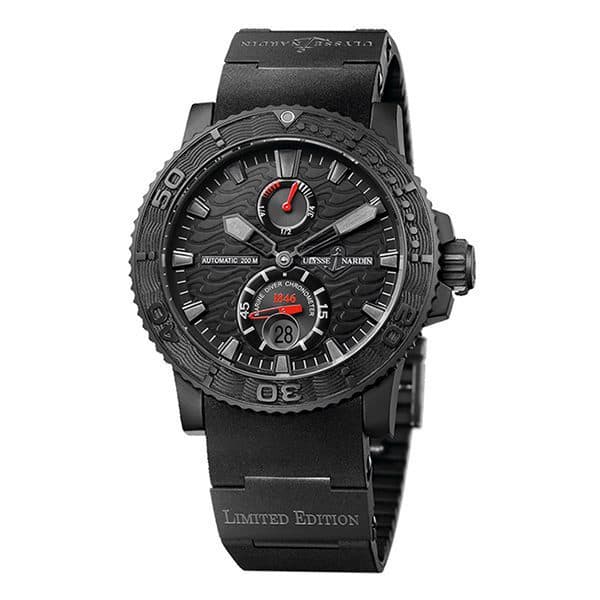 Ulysse Nardin Black Ocean 263-38Le-3 Black Ocean Wave Pattern Black Dial
