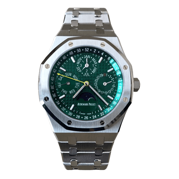 Audemars Piguet Royal Perpetual Calendar 26606St.Oo.1220St.01 Green Dial Limited Edition Stainless Steel 41Mm Men'S Watch