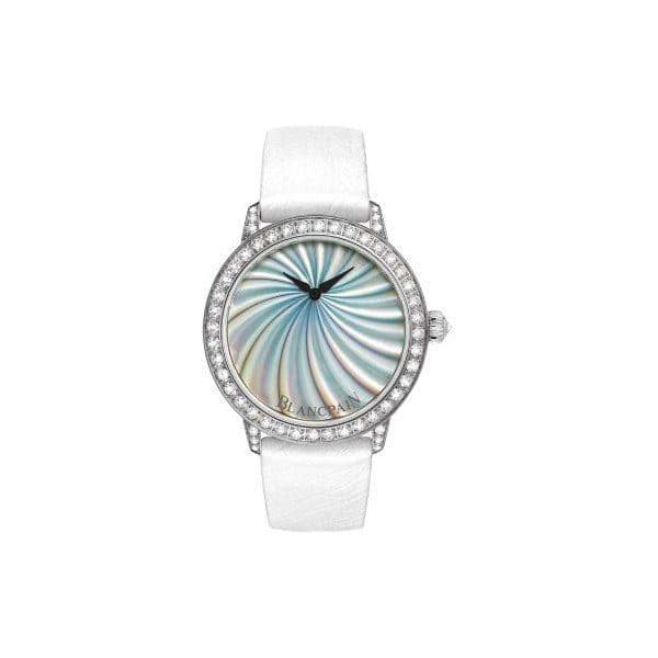 Blancpain Dune 36.80Mm 18Kt White Gold Ladies Watch