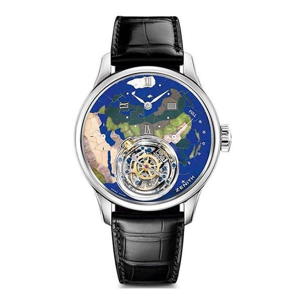 Zenith Academy Christophe Colomb Platinum 45Mm Men'S Watch