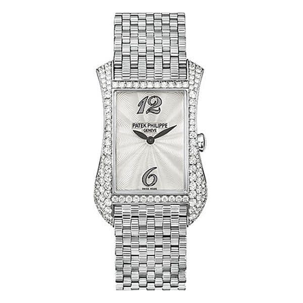 Patek Philippe Gondolo Serta 4972/1G-001 18K White Gold Diamond-Set Bezel Mother Of Pearl Dial Ladies Watch