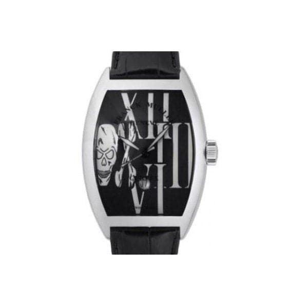 Franck Muller Casablanca 39.6Mm X 11.9Mm 18Kt White Gold Men'S Watch