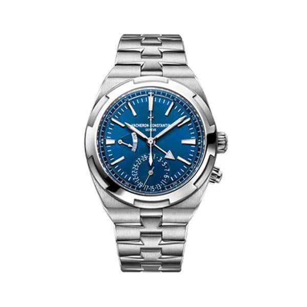 Vacheron Constantin Overseas Blue Dial Automatic Dual Time Men'S Watch
