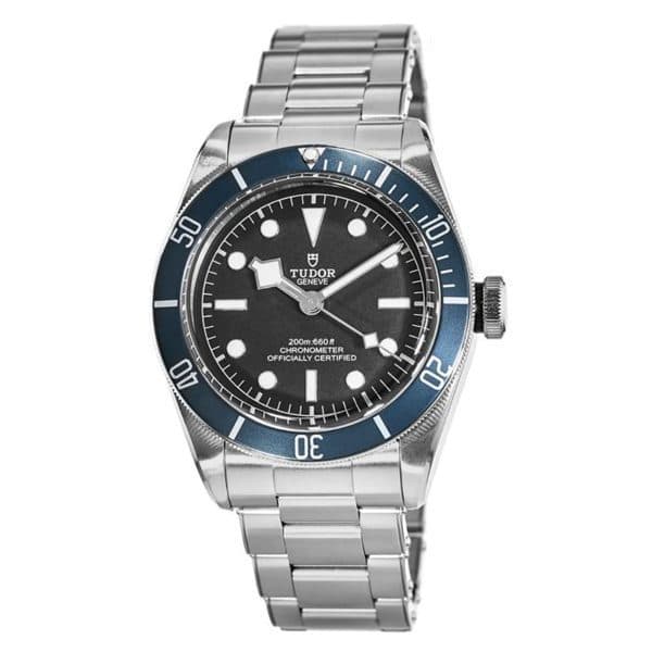Tudor Heritage Black Bay 79230B-0008 Black Dial Blue Bezel Automatic 41Mm Stainless Steel Men'S Watch