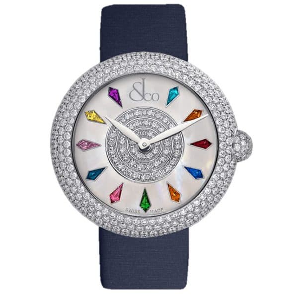 Jacob & Co Grand Complication Bq030.10.Rh.Kr.A Masterpieces Brilliant Steel Brilliant Half Pave 44Mm Stainless Steel Unisex Watch