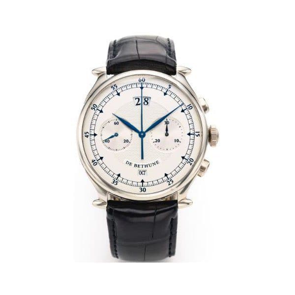 De Bethune Single Button Chronograph 42Mm 18K White Gold Men'S Watch