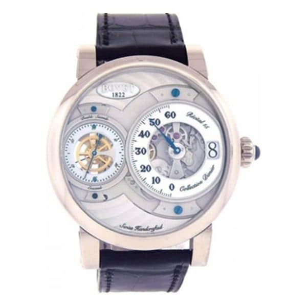 Bovet Dimier Collection 18K White Gold Skeleton Mechanical Men'S Watch Ref. Dtr1542Wg000W101