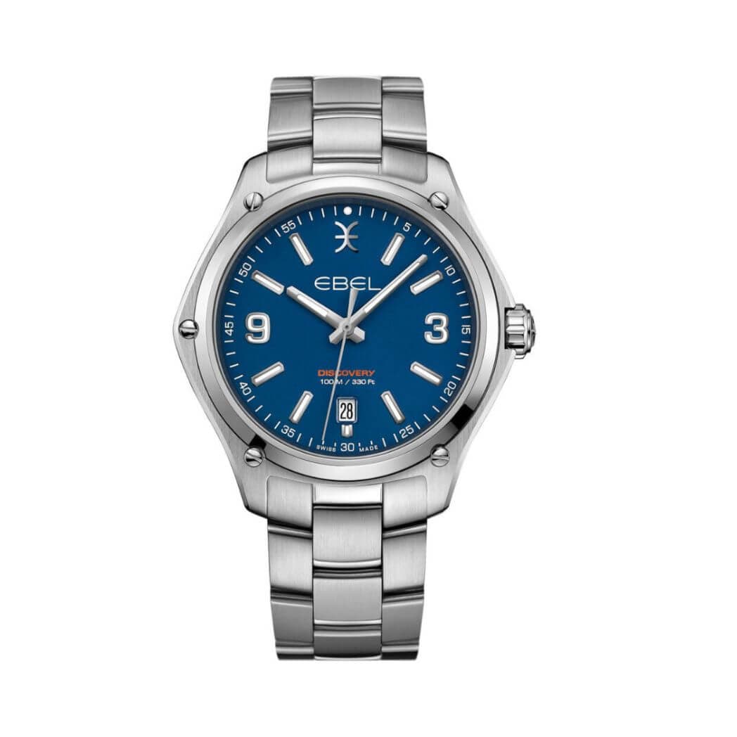 Ebel Discovery 1216400 Quartz 41Mm Blue Dial