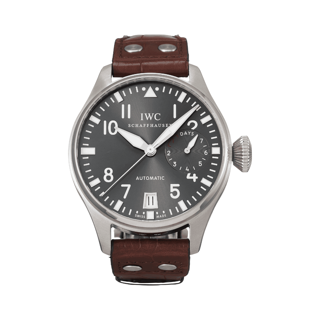 IWC Big Pilot's IW500402 18k White Gold Automatic Grey Dial