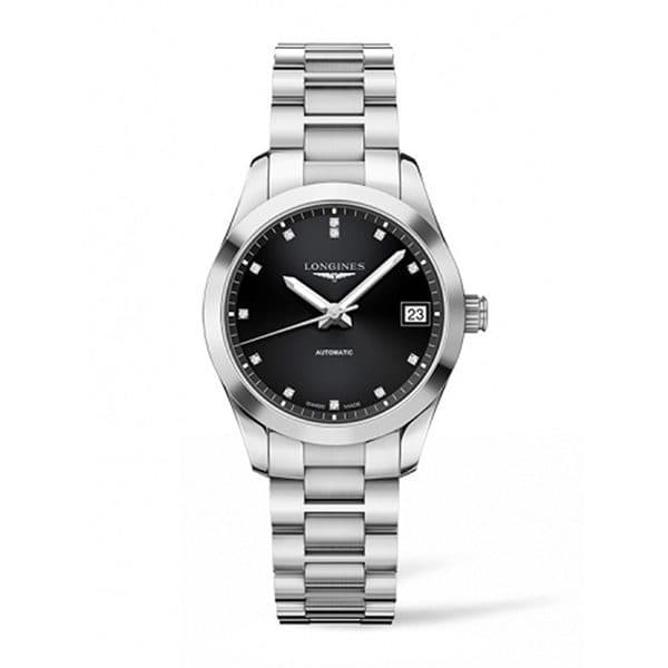 Longines Conquest Classic Black Dial L2.385.4.58.6 Stainless Steel Ladies Watch