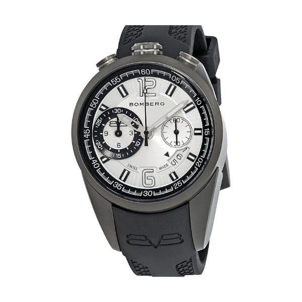 Bomberg 1968 Chronograph Silver Dial Men'S Watch