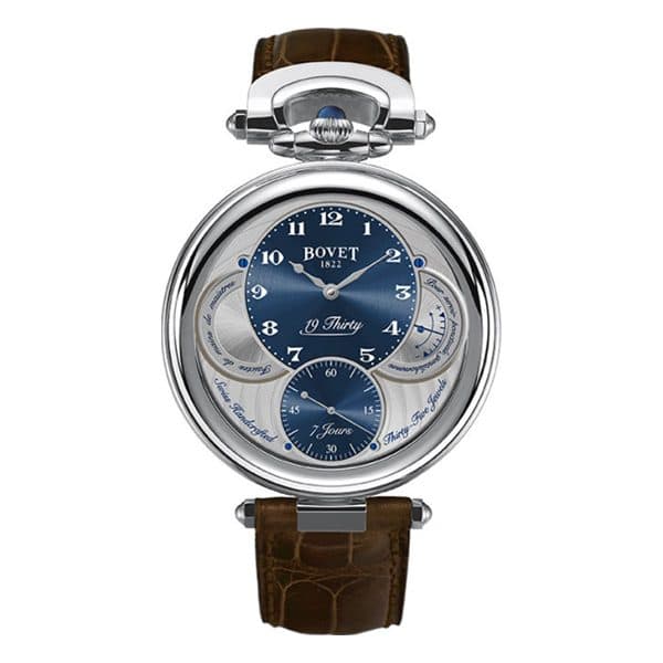 Bovet 19Thirty Fleurier Nts0001 7 Day Power Reserve 42Mm Stainless Steel Men'S Watch
