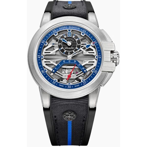 Harry Winston The Ocean Collection Blue Project Z15 Zalium Automatic Men'S Watch