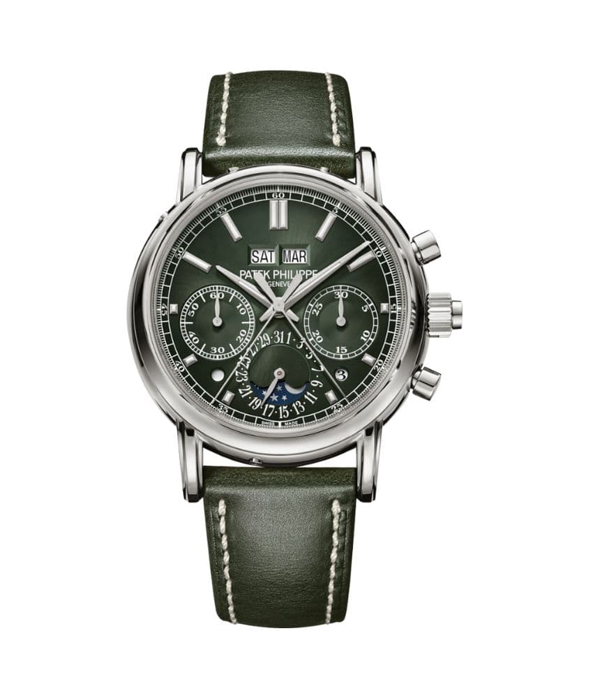 Patek Philippe 5204G-001 Grand Complications White Gold Olive Green Dial
