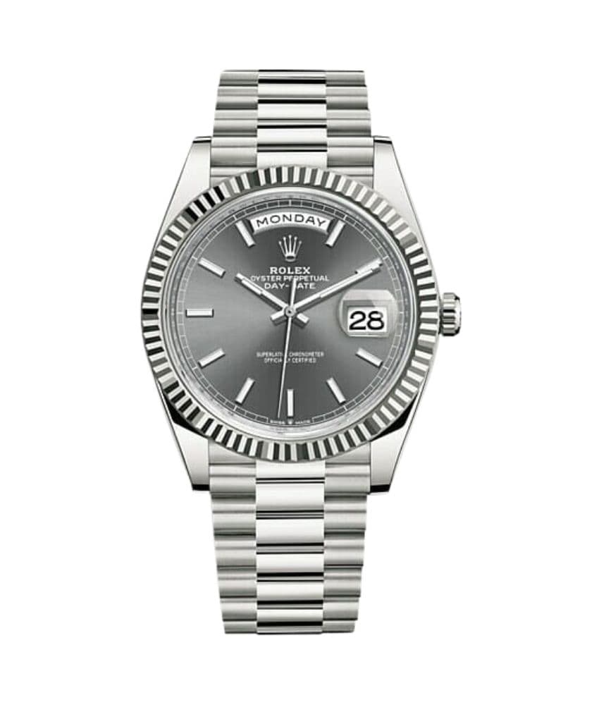 Rolex Day-Date M228239-0060 40 Mm Oyster White Gold