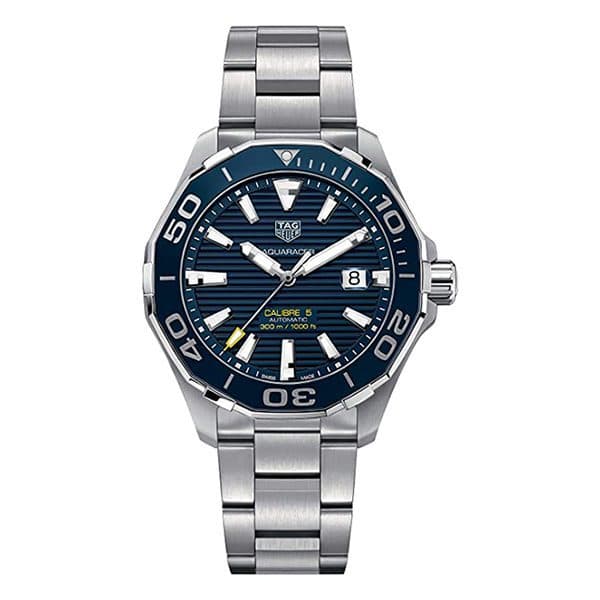 Tag Heuer Aquaracer Way201B.Ba0927 300 M Blue Index Blue Calibre 5 Automatic Blue Dial