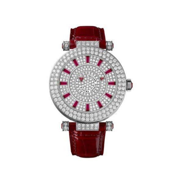 Franck Muller Double Mystery 18Kt White Gold 42Mm Ladies Watch