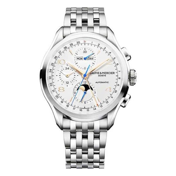 Baume &Amp; Mercier Clifton Core Chrono 43Mm Stainless Steel Men'S Watch