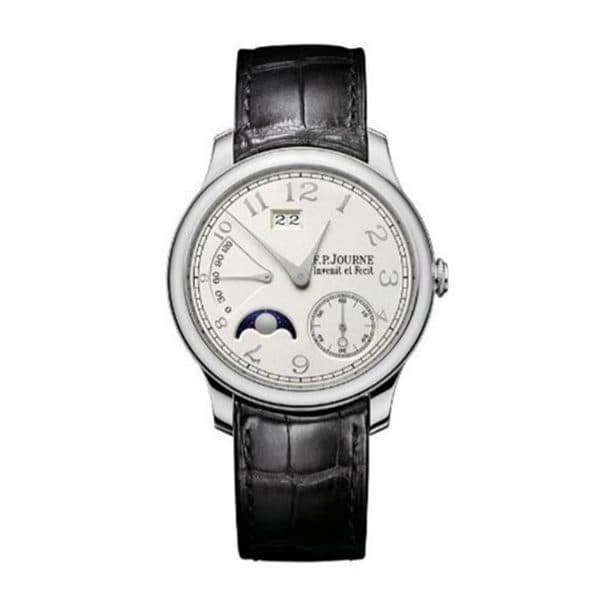 F.P.Journe Octa Automatique Lune Platinum Silver Gold Numerals Men'S Watch Ref. Octa