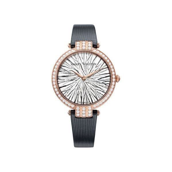 Harry Winston Premier PRNQHM36RR004 Feathers 36Mm 18Kt Rose Gold