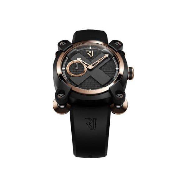 Romain Jerome Moon Invader Red Metal Chronograph 46Mm Black Pvd Coated Steel &Amp; 18Kt Rose Gold Men'S Watch