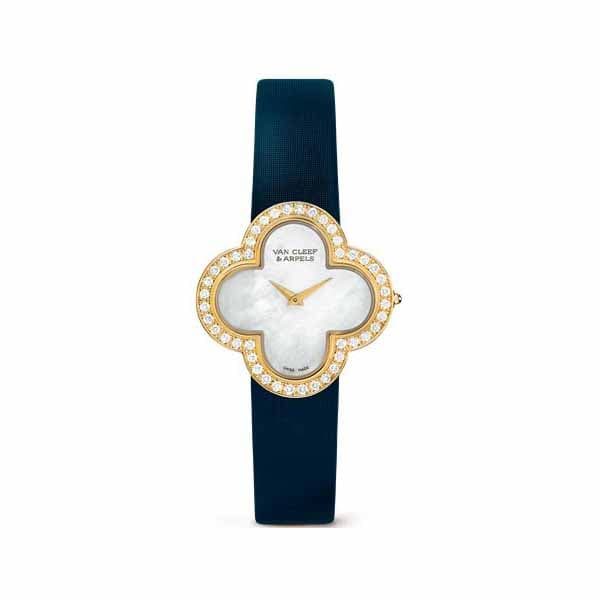 Van Cleef &Amp; Arpels 18Kt Yellow Gold 27Mm X 27Mm Ladies Watch