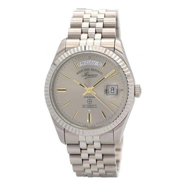 West End Watch Co. 6868.10.3034Y Sowar Prima Silver Index Dial 41Mm Stainless Steel Jubilee Bracelet Men'S Watch