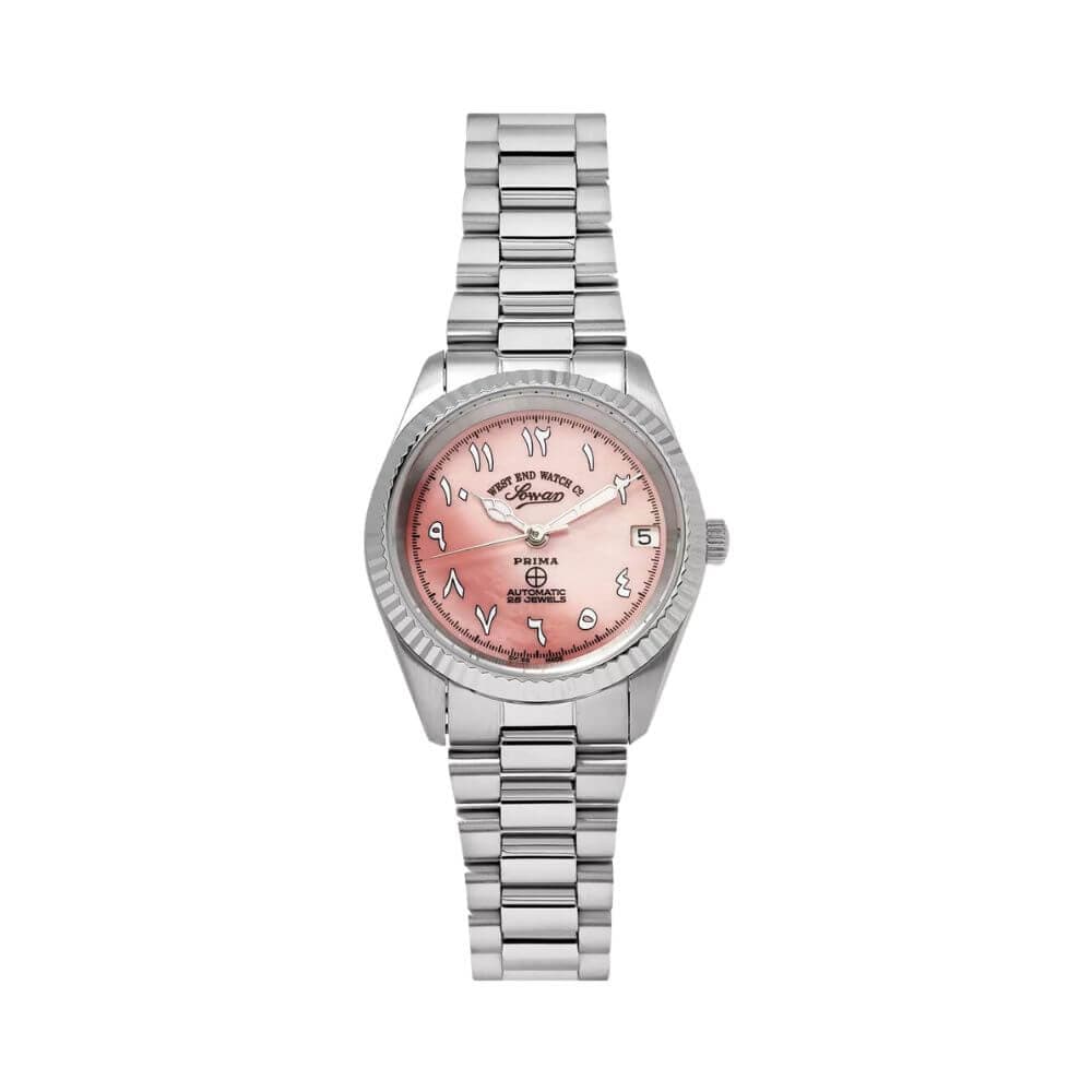 West End Watch Co. 6858.10 Sowar Prima Automatic 33mm Arabic Pink Dial