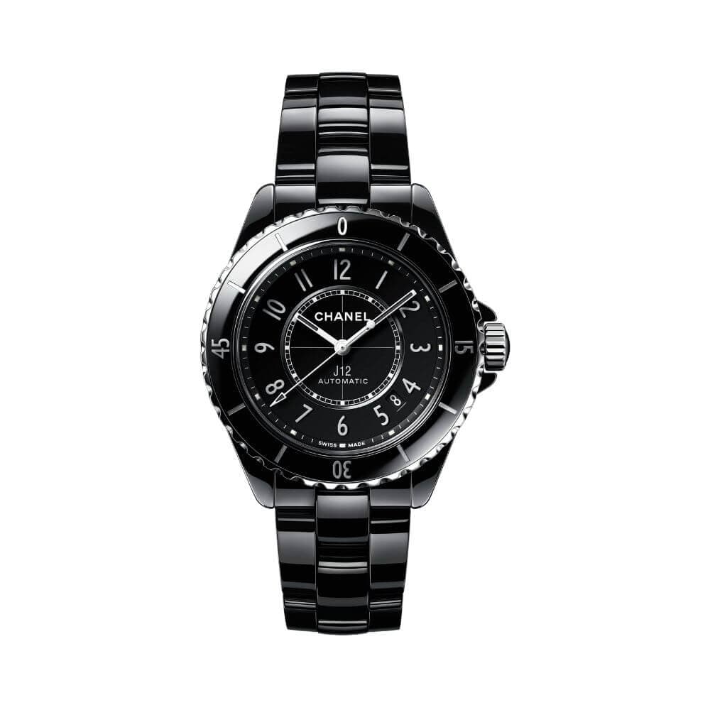 Chanel J12 H5697 Automatic Ceramic Caliber And Steel Black Dial